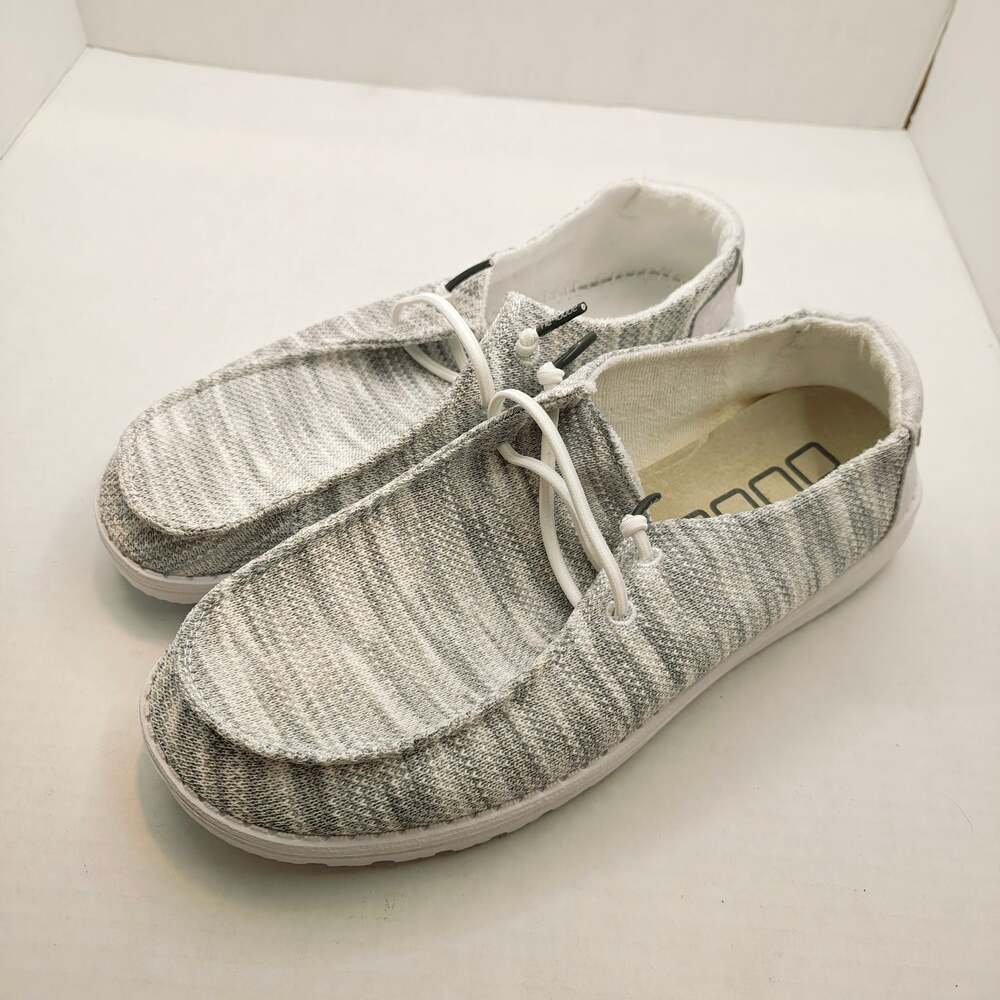 HEYDUDE Wendy Sox Slip-On Sneaker Women's Size 8 Glacier Grey